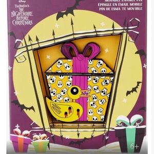 Loungefly Disney Nightmare Before Christmas Scary Teddy Present 3 Inch Pin
